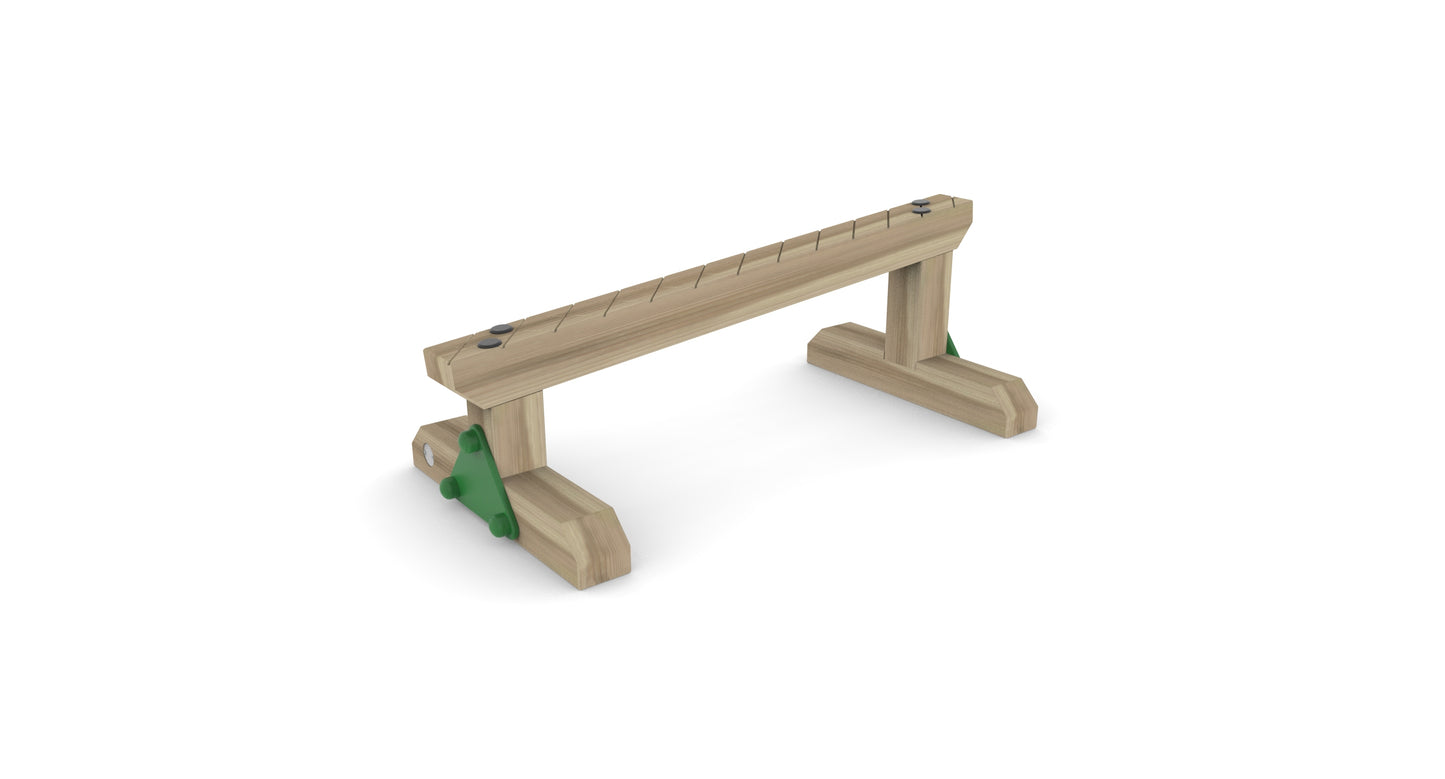 Free Standing Incline Balance Beam