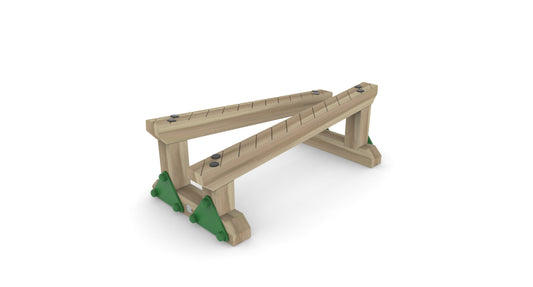 Free Standing Double Sloping Balance Beam