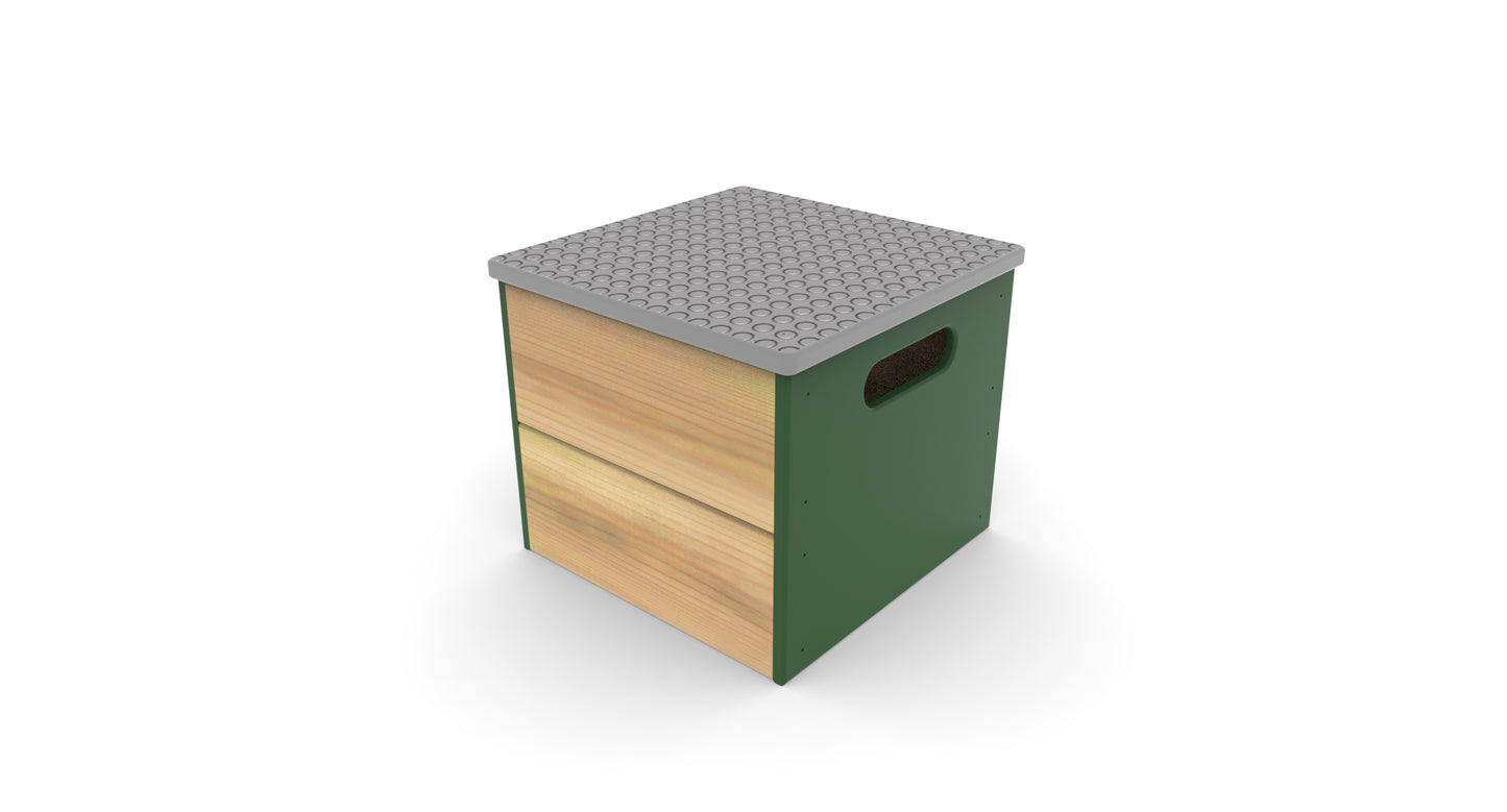 Free Standing High Step Cube Button