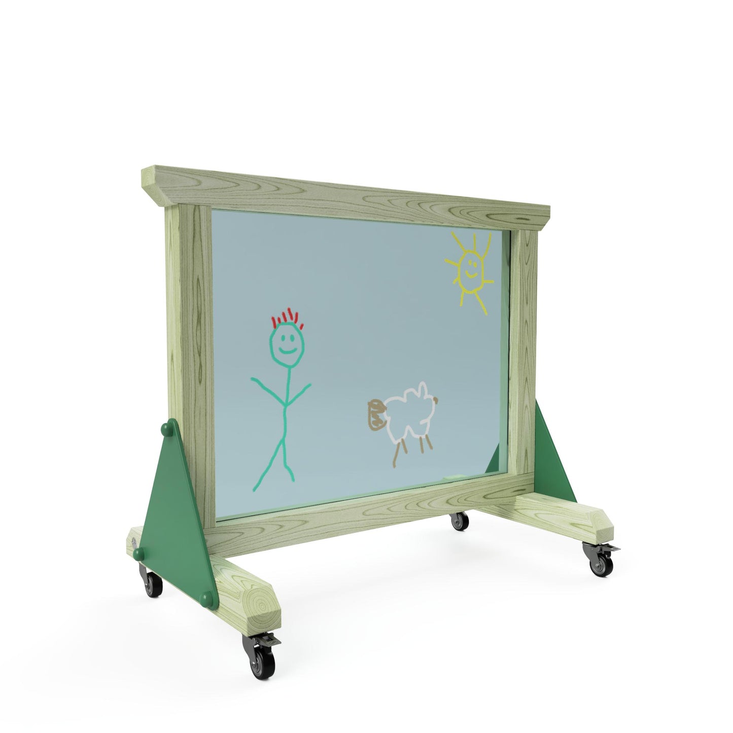 Free Standing Whiteboard/Chalkboard/Painting Window