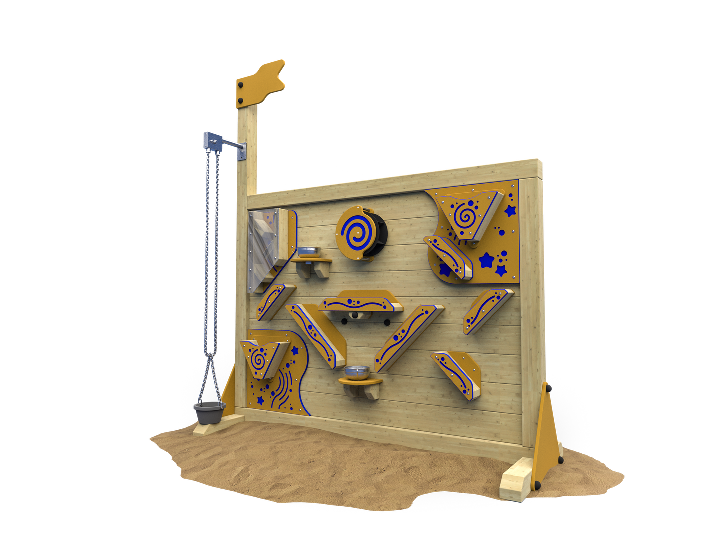 Free Standing Sand Play Wall