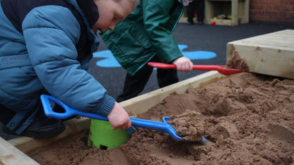 Outdoor Wooden Sandpit with Sliding Lid